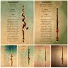 Wizard's Wand Knowledge Map Oil Painting Source of Magic Abstract Art Posters and Printed Wizardry Decoration