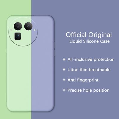 Чехол для Realme GT8 Мягкий чехол из жидкого силикона Экологичный силиконовый корпус Для телефона Realme GT8 Pro Корпус телефона