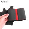 Interior Sticker Trim for Subaru BRZ Toyota GR86 2021-2025 Suede Steering Wheel Braid Panel