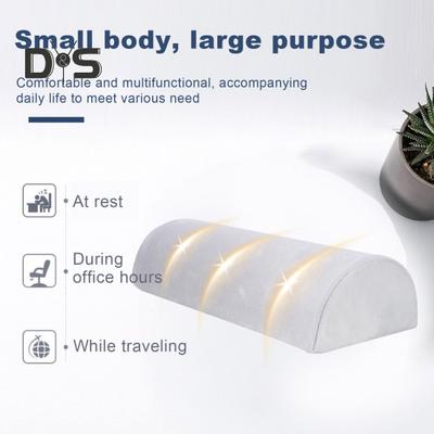 Подушка-валик в форме полумесяца для ног, спины, сна, подушка для колена, подушка с эффектом памяти и чехлом, пригодным для машинной стирки, для комфорта лодыжки и стопы