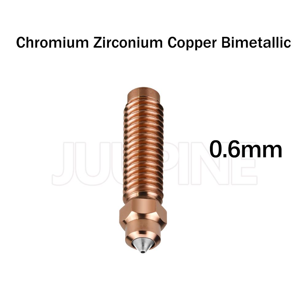 CC Upgrade Bimetallic Hotend Nozzle For Elegoo Centauri 0.2/0.4/0.6/0.8mm Nozzles For Centauri Carbon 3D Printer