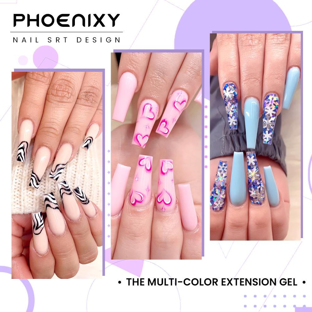 PHOENIXY лак для ногтей гель-лак Soak Off лак для ногтей для полуперманентного дизайна ногтей LED УФ-лампа гель-лак для ногтей