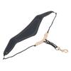 Saxophone Neck Strap Leather Breathable Adjustable Y Shape for Sax with Metal Swivel Snap Hook
