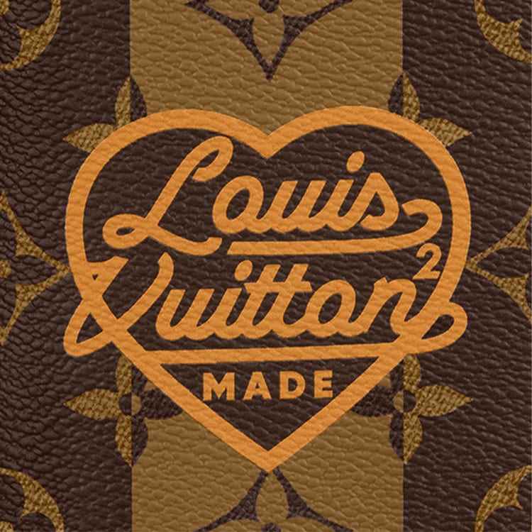 LOUIS VUITTON X Nigo Brazza Wallet Monogram Stripes Brown M81008