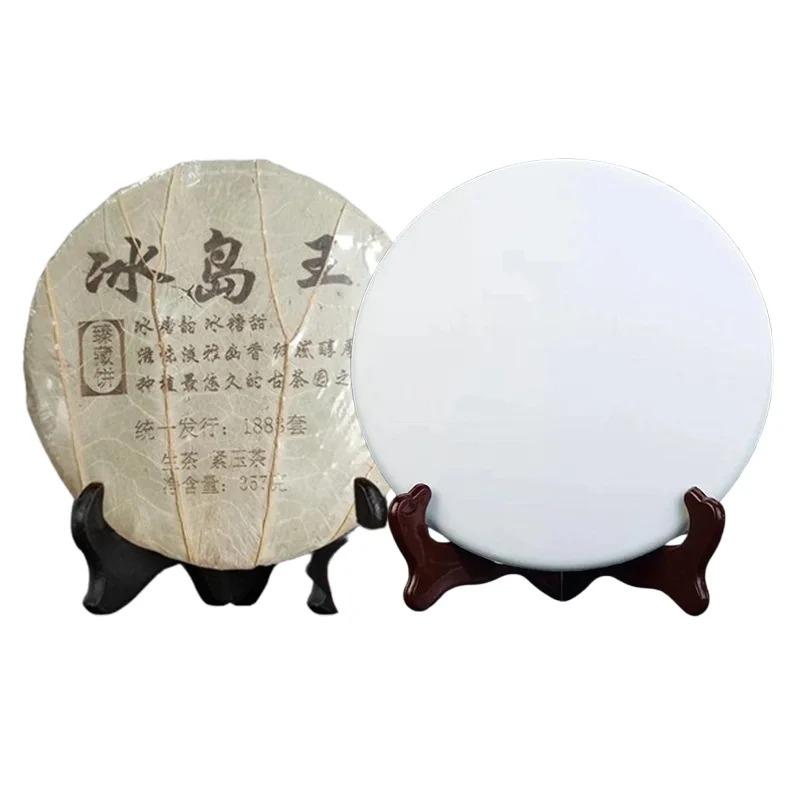 357 г китайский чай пуэр из провинции Юньнань, модель для самостоятельной свадебной вечеринки, антикварная полка, украшение с узором, без упаковки, модель