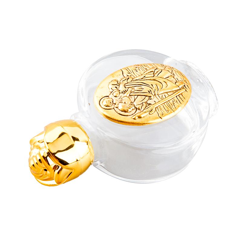 Пустая бутылка для святой воды с Иисусом, религиозная бутылка с крестом, христианские принадлежности для крещения