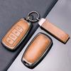 Чехол-брелок из цинкового сплава и кожи для ключей автомобиля Chery Omoda 5 C5 Tigo 7 8 Pro Max Tigo 7 8 Plus Arrizo 5 Plus Держатель для аксессуаров