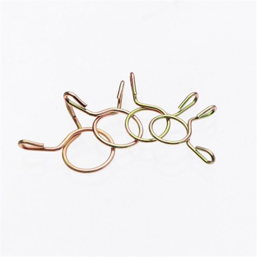 10Pcs Air Tubing Hose Clamp 5-31MM Spring Hoop Pipe Clip  Fuel Tube Water Pipe Motorcycle Scooter
