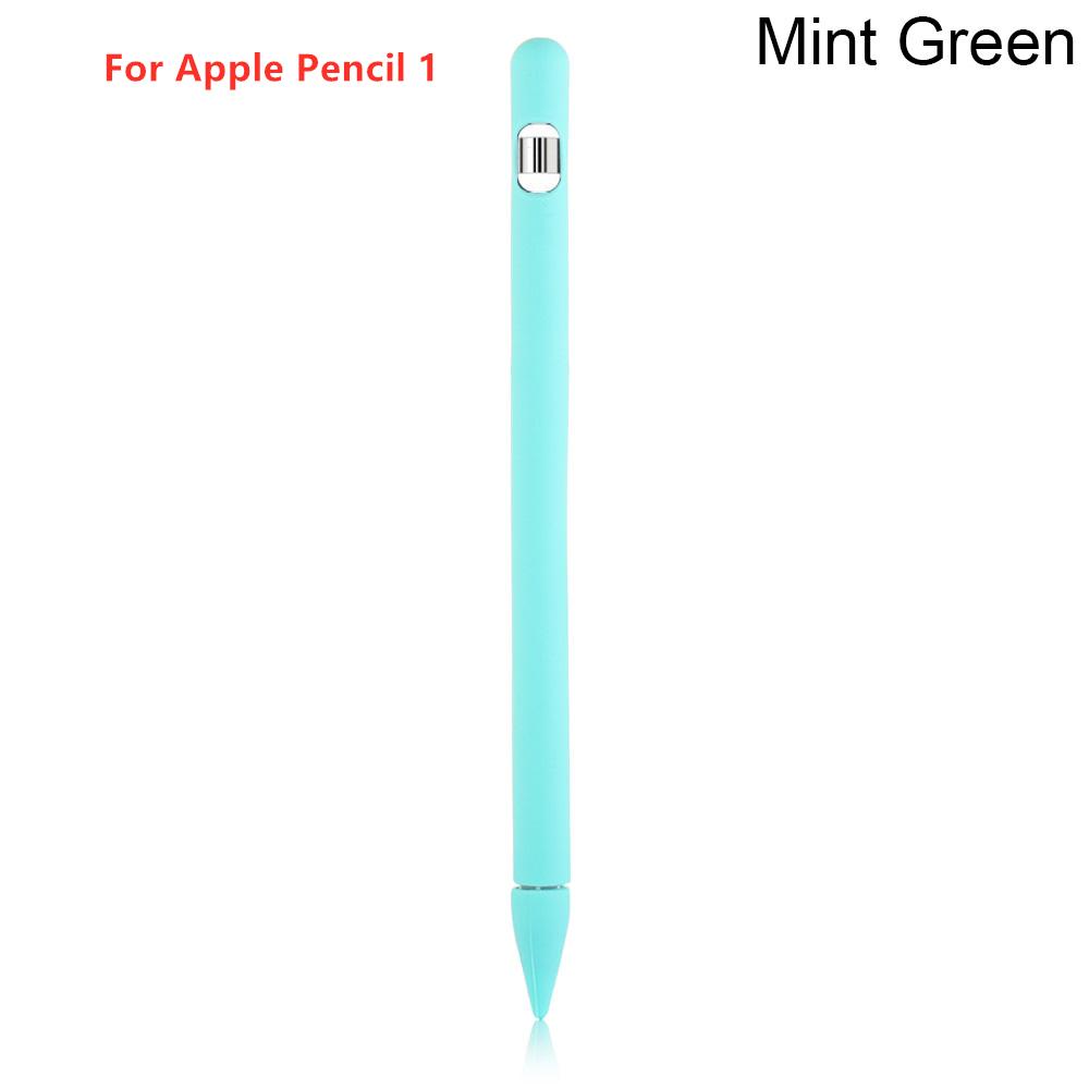 4 In 1 Colorful Soft Silicone Cover For Apple Pencil 1st Generation Case For iPad Tablet Touch Pen Stylus Protective Sleeve Case