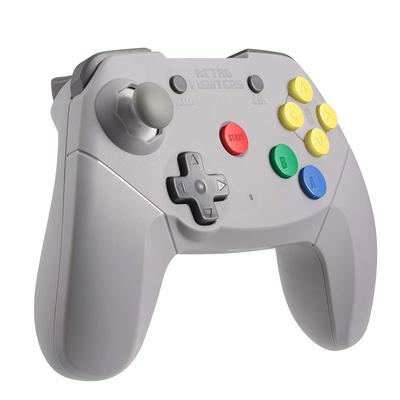 RETRO FIGHTERS Brawler64 Беспроводной контроллер N64 следующего поколения аналоговый блок памяти турбо серый - эксклюзивный, стик, совместимый, сверхбыстрая функция,