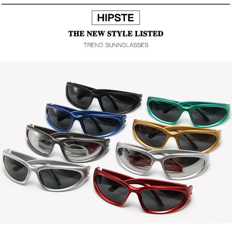 Очки-панки, солнцезащитные очки для женщин, спортивные на открытом воздухе, модные солнцезащитные очки, мужские, унисекс, уникальные