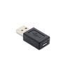 Адаптер Micro USB Female to USB OTG для зарядки телефона Android - черный