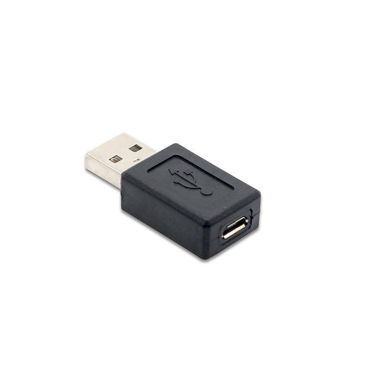 Адаптер Micro USB Female to USB OTG для зарядки телефона Android - черный