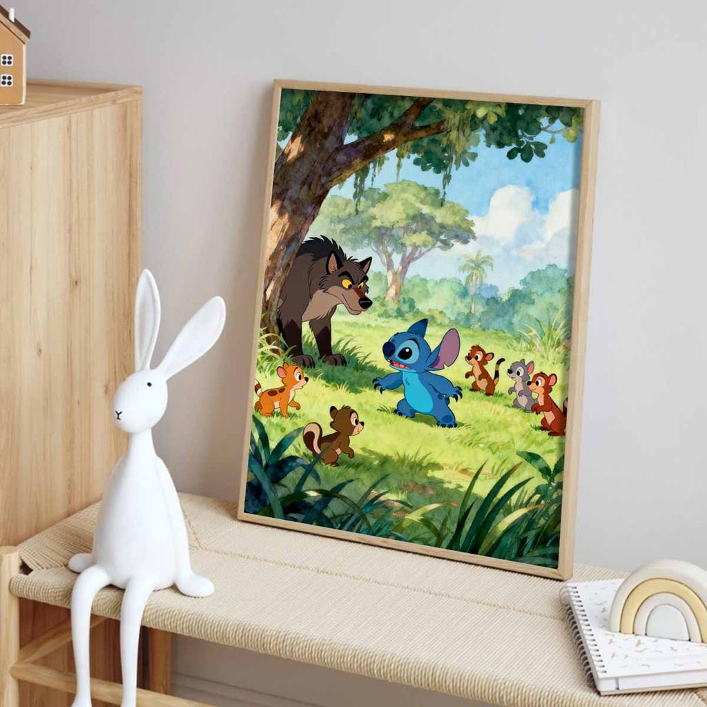 Disney 5D Diamond Painting Kit Lilo & Stitch Family Or Office Home Decor Art Diamond Painting Kit