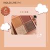 HOLD LIVE 4 Colors Eyeshadow Palette High Pigmented Glitter Matte Eyes Shadow Portable Pocket Design