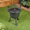 Enameled cast iron cauldron on legs with lid CAST LINE 4 l