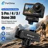 Для DJI Osmo Action 5 Pro / 4 / 3 / Osmo 360 PULUZ Магнитное Быстросъемное Металлическое Основание