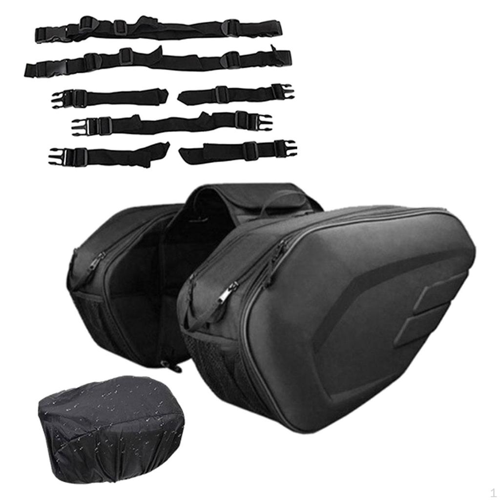 Мотоциклетные седельные сумки, корзины с застежкой-молнией, боковые сумки, дорожная сумка для багажа