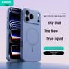 Магнитный чехол из жидкого силикона для iPhone 17 Pro Max/16 Pro