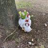 Креативная статуэтка животного-курицы из смолы для двора, ornament, поделка, украшение для дома, рабочего стола, балкона, цветочного горшка