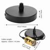 Vintage With Pull Chain Switch Pendant Light Holder Ceiling Mounted E26 E27 Pendant Lamp Holder Hanging Pendant Light Kit Cafe