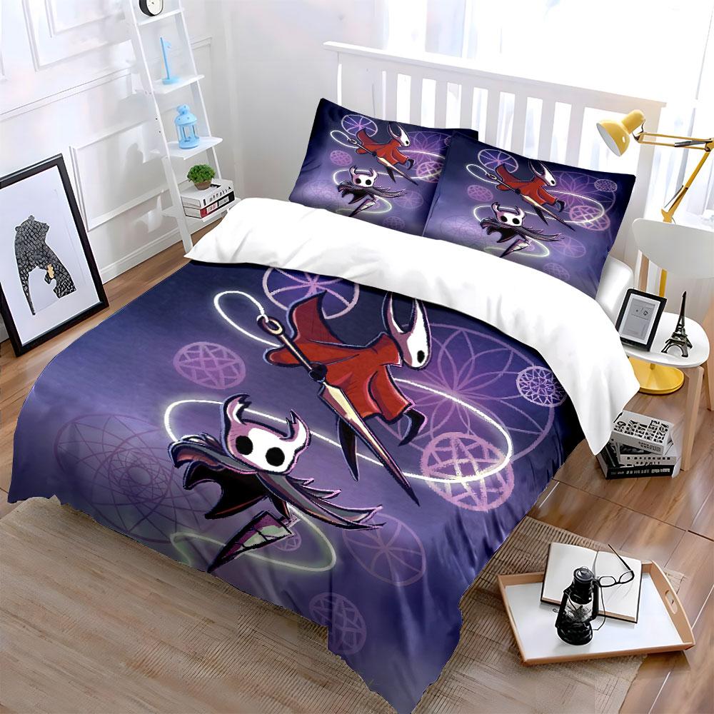 Bug Knight Cartoon Bedding Set Bedding Duvet Cover Set Duvet Cover Pillowcases (1 * Duvet Cover 2 * Pillowcases, without duvet insert)