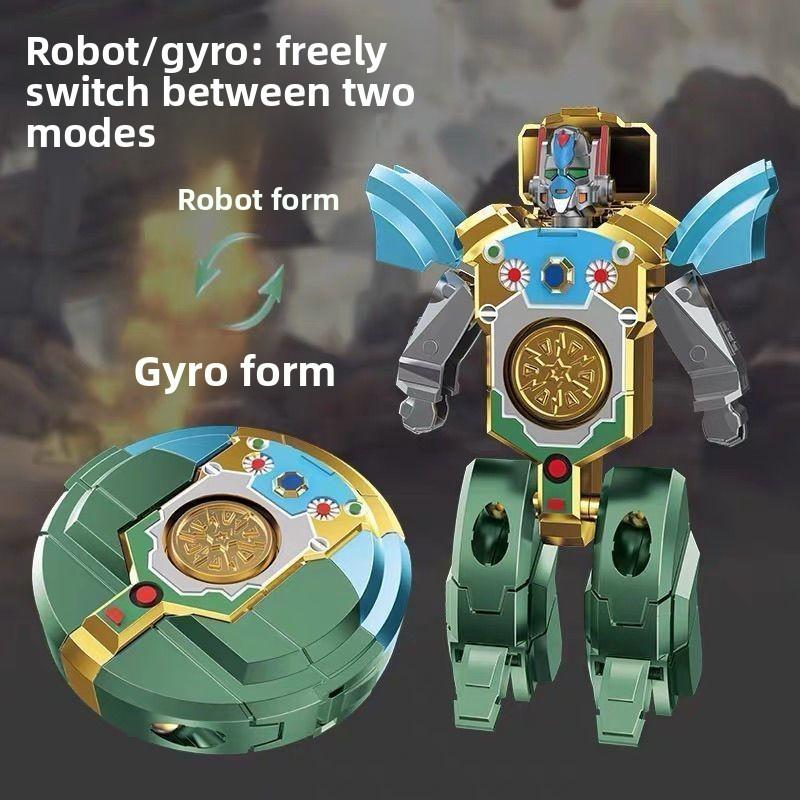Fingertip Mechanical Gyroscope Creative DIY Transforming Robot Educational and Stress-Relieving Children Adult Sensory Toys