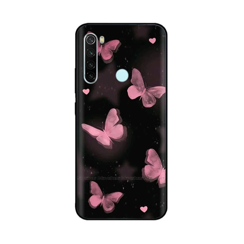 Для Xiaomi Redmi Note 8T Чехол с узором Полная защита Мягкий жидкий силикон Мультяшный чехол для Redmi Note 8T Note8T Оболочка Fundas