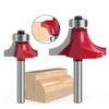 Carbide Milling Cutter with Bearing Wood Carving Corner Round Router Bit  Woodworking Tools