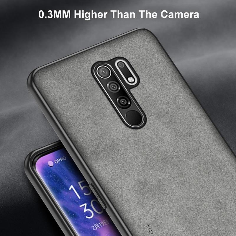 Роскошный чехол из искусственной ПУ кожи для Xiaomi Redmi 9, задняя крышка, матовая противоударная защита, силиконовый чехол для телефона для Redmi Note 8 Pro Redmi9
