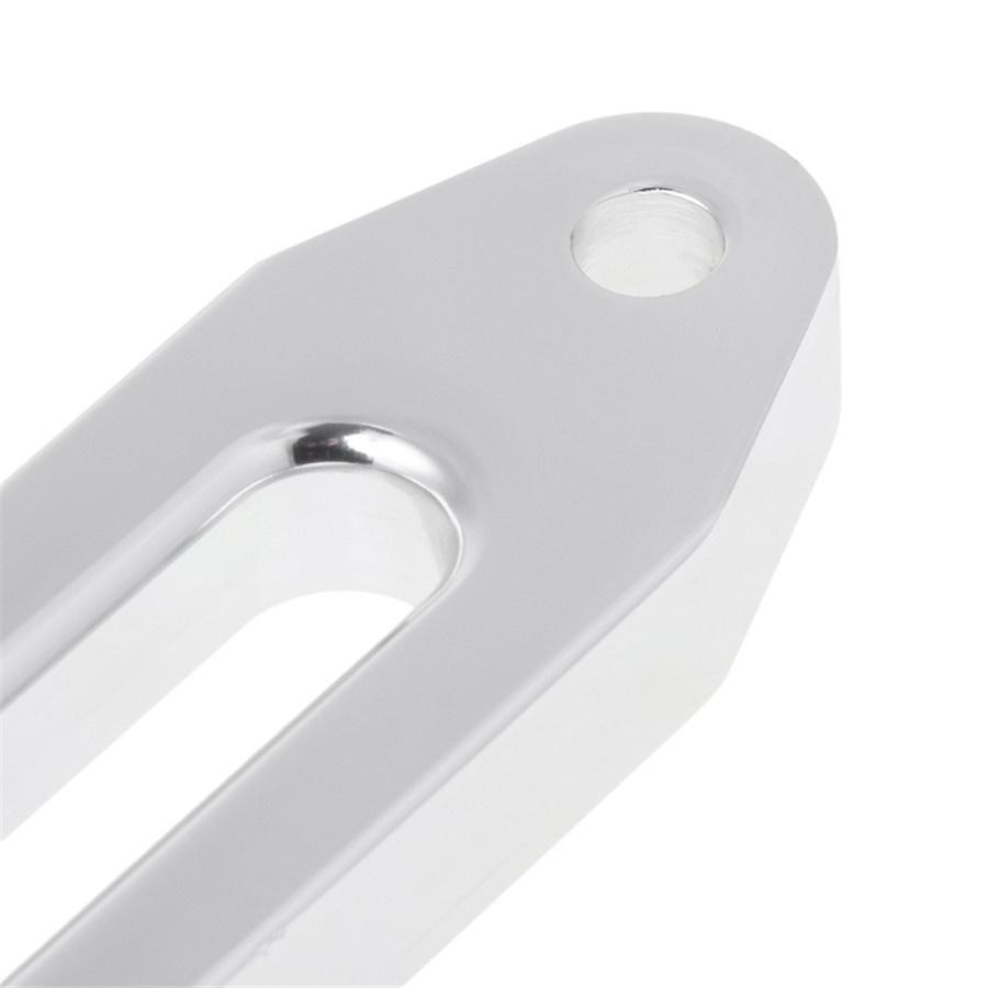 Aluminum ATV 4.8"Hawse Fairlead Synthetic Winch Rope Cable Lead Guide 4000lbs