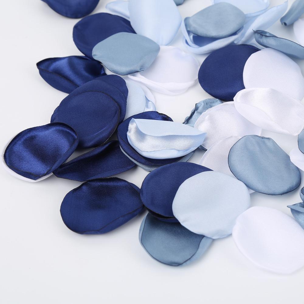 200 шт. Лепестки цветов смешанных цветов Искусственные лепестки роз для свадебной дорожки, центральные элементы для обеденного стола, конфетти для вечеринки, украшение для романтического вечера, девичника