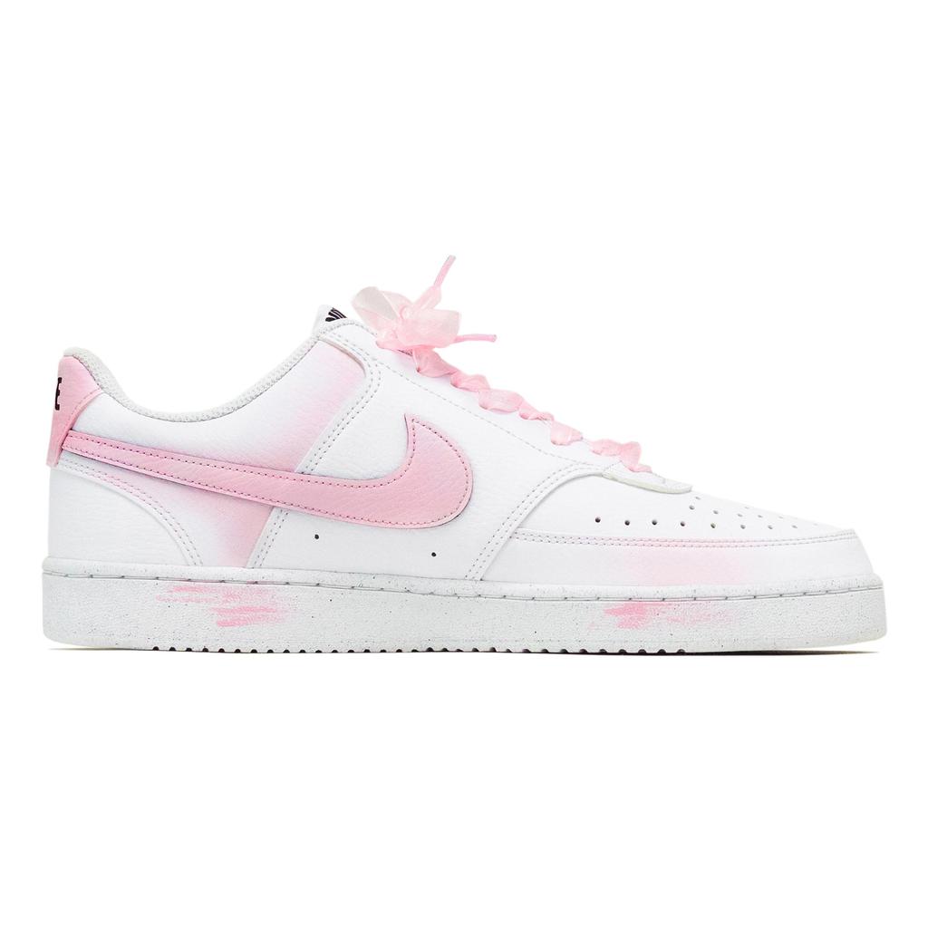 Nike Court Vision 1 Low top Skateboard Shoes Unisex Pink White DH2987-101(Team1171--)
