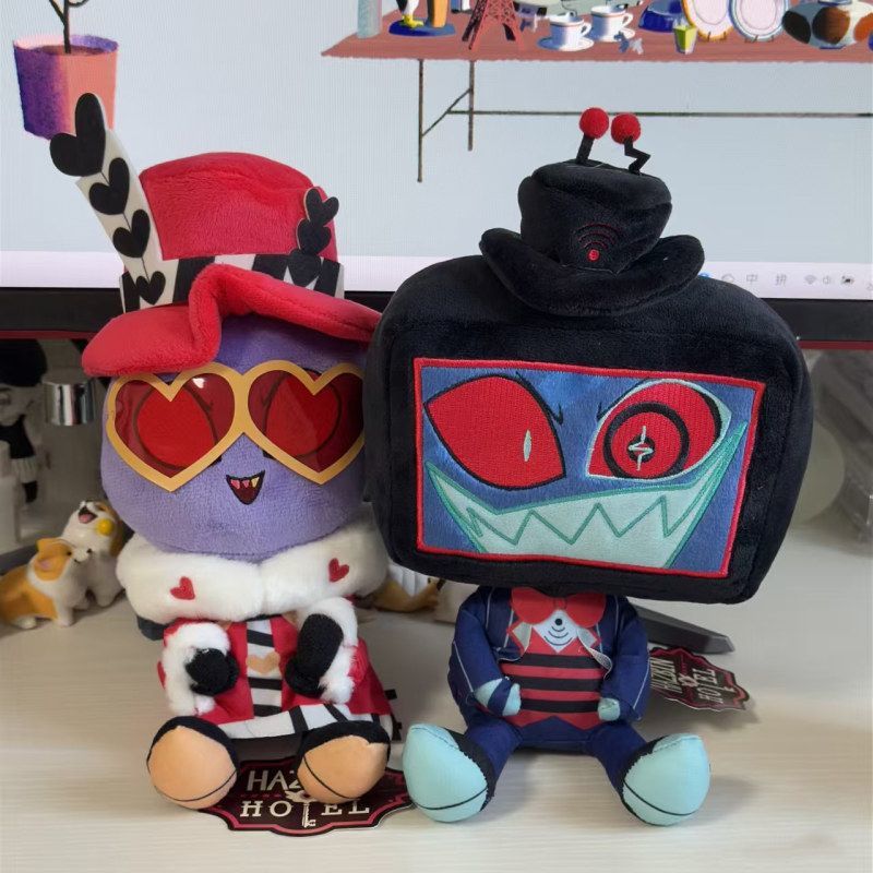26 Новых Плюшевых Игрушек Хаск из Hazbin Hotel Мягкая Набивная Игрушка Кукла Милая Мультяшная Фигурка Подушка Коллекционный Подарок Для Фанатов Аниме