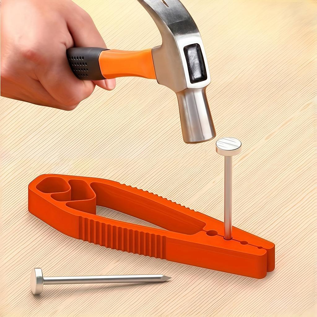 Pliers Nail Holder Tool: Portable, Safe Finger Protector for Hammering Nails/Screws, Easy Positioning Chain Pliers