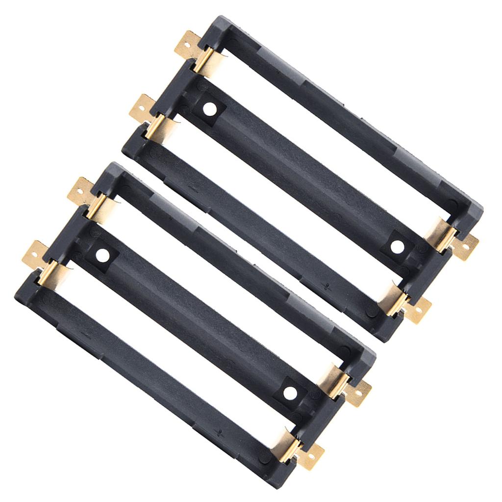 2Pcs 2 Batteries Holder Box Storage Case for SMD 18650 DIY Charging Power Supply