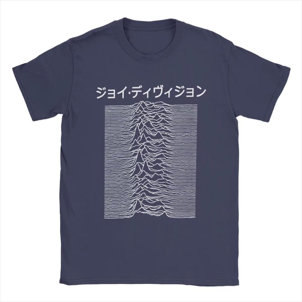 Joy Division Japan Мужская футболка Винтажная футболка Футболка с коротким рукавом и круглым вырезом 100% Идея для подарка Одежда