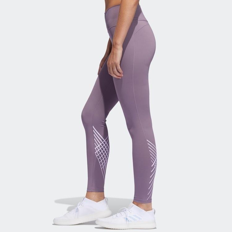 (WMNS) adidas Believe This 2.0 Torch Long Tights Asia Sizing 'Purple' Women's FJ7251