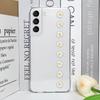 Летний чехол с цветком ромашки для Samsung Galaxy S25 S24 S23 S22 Plus S21 Ultra S20 FE Ударопрочный прозрачный мягкий чехол Fundas
