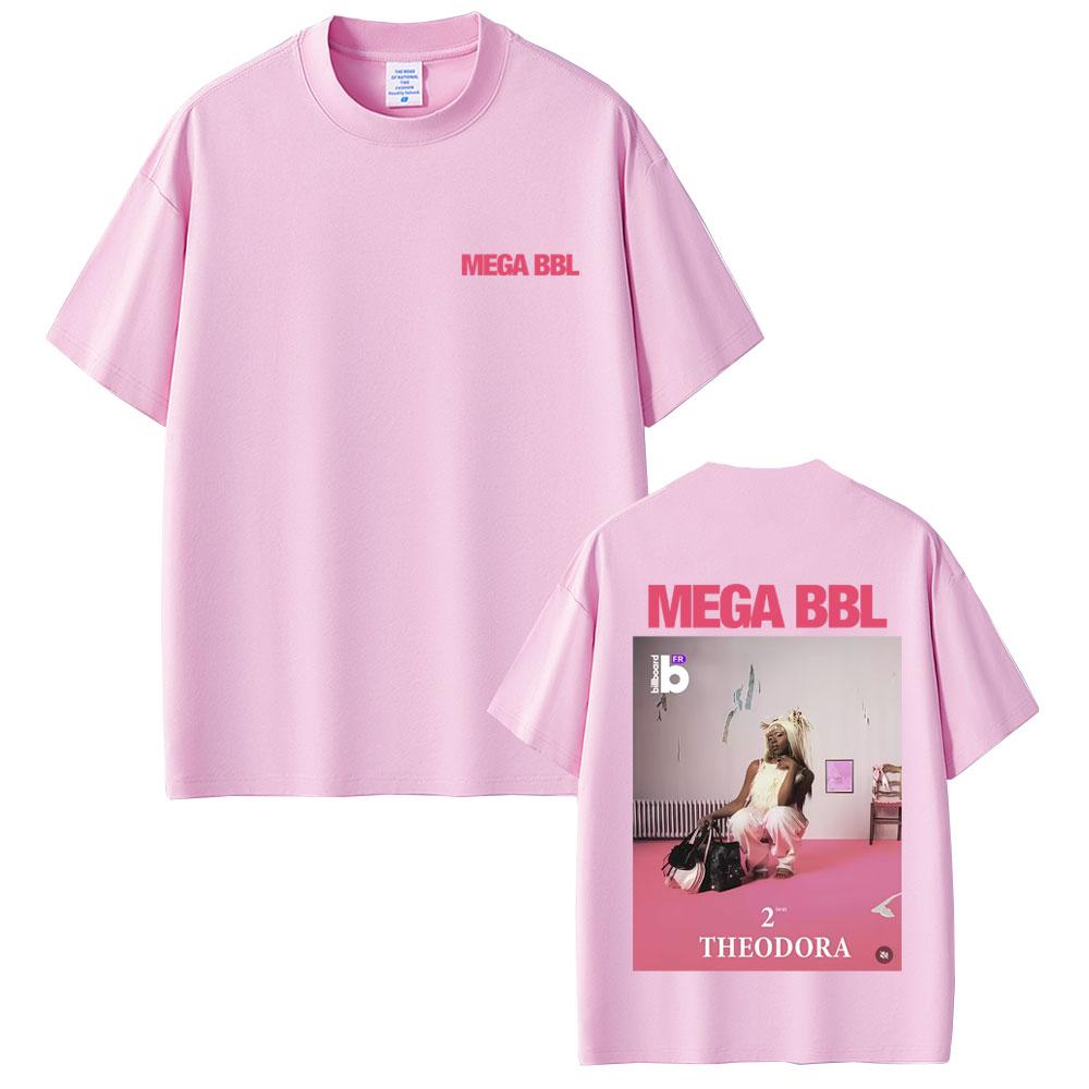 Rapper Theodora Mega Bbl Album Graphic Tshirt Men Women Hip Hop Fashion Pop Music T Shirt Unisex Casual Vintage pire Cotton Top