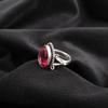Pink Rubellite Gemstone Jewelry, 925 Sterling Silver Ring, Handmade Charming Ring, Bohemian Rubellite Ring For Grandma Gift