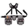 Adjustable Tool Belt with Suspenders Large Capacity Combined Tool Organizer  Work