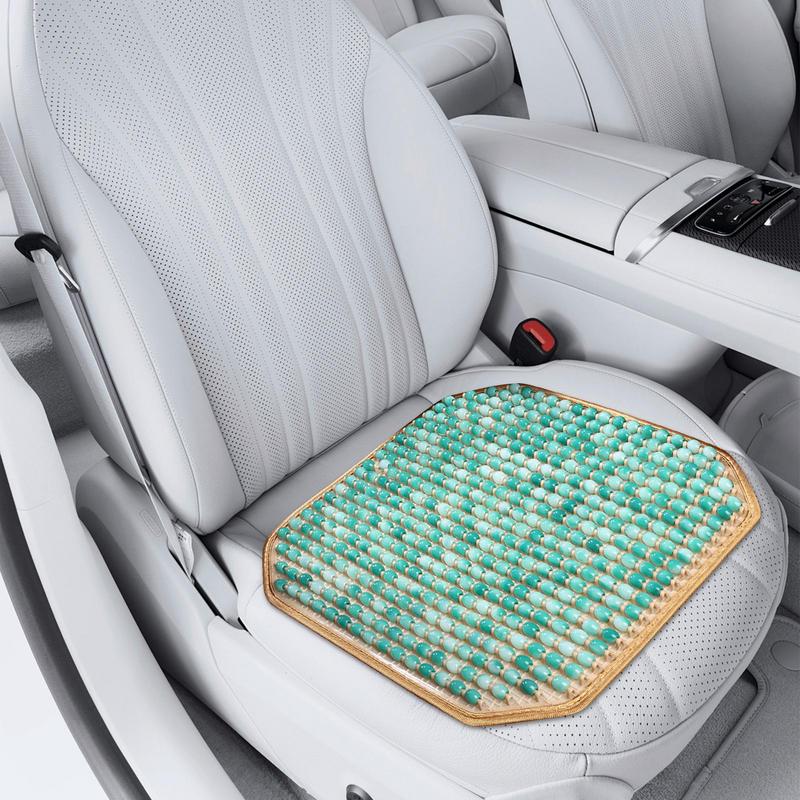 Охлаждающая подушка для автомобильного сиденья Дышащая охлаждающая подушка для автомобильного сиденья Удобная подушка для сиденья с бусинами Летняя необходимая вещь для автомобильных сидений Инвалидная коляска