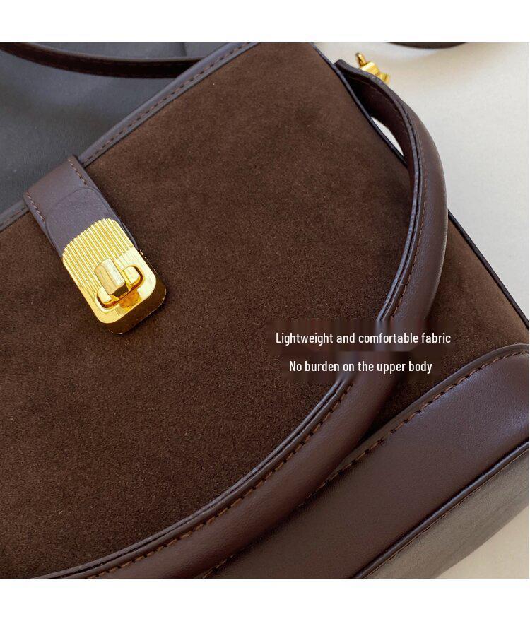 Sleek Women's Frosted Bucket Bag: Autumn/Winter, Large Capacity, Single Shoulder, Crossbody, Chic Handbag, Underarm Small Bag.