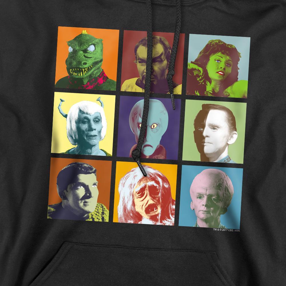 STAR TREK Men's Alien Squares Hoodie