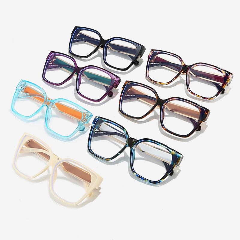 New Fashion Square Women Glasses Frame Clear Anti-Blu-Ray Eyewear Retro Men Optical Frame Computer Goggles