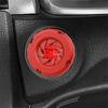 Car Engine Start Stop Switch Button Cover Moto Lgnition Decoration Sticker Rotatable Protect Cap Car Interior Decor Accessories