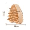 Массажер для кожи головы в форме сердца 3-в-1, силиконовый, мягкая расческа, уход за корнями влажных и сухих волос, очищение кистей для макияжа, шампунь, инструмент для душа