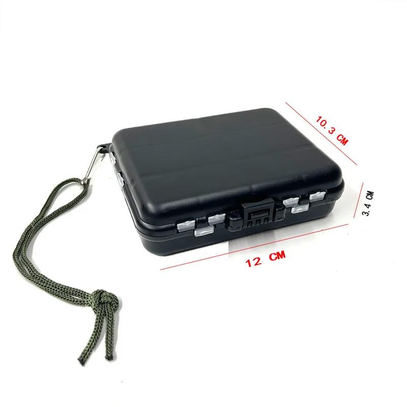 Gear Box Fishing Accessories Box Double sided Fishing Parts Storage Bait Box Fish Hook Carp Accessories Storage Box