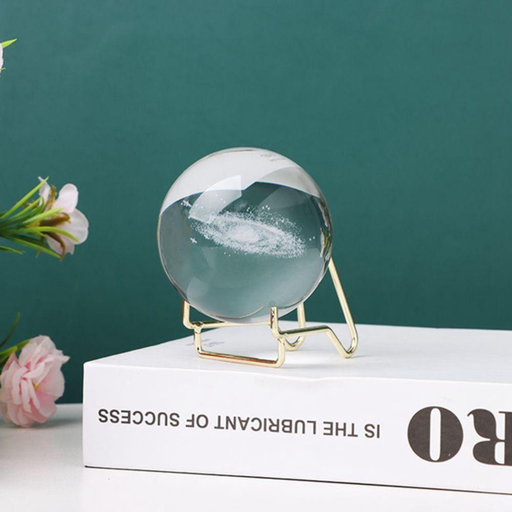 Style Mineral Office Decoration Hexagon Crystals Agate Sphere Base Holder Base Display Stand Rack